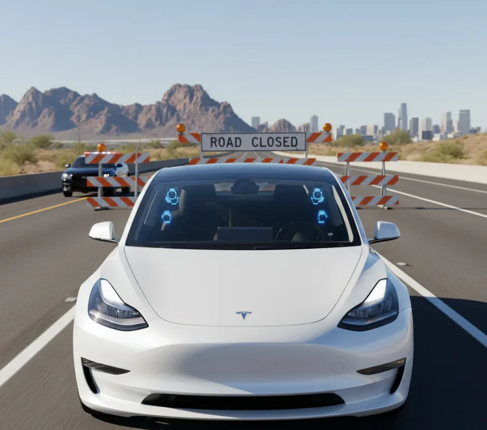Mobil Tesla dengan sistem Full Self-Driving berhenti di jalan raya Amerika Serikat saat penyelidikan kecelakaan oleh pihak berwenang